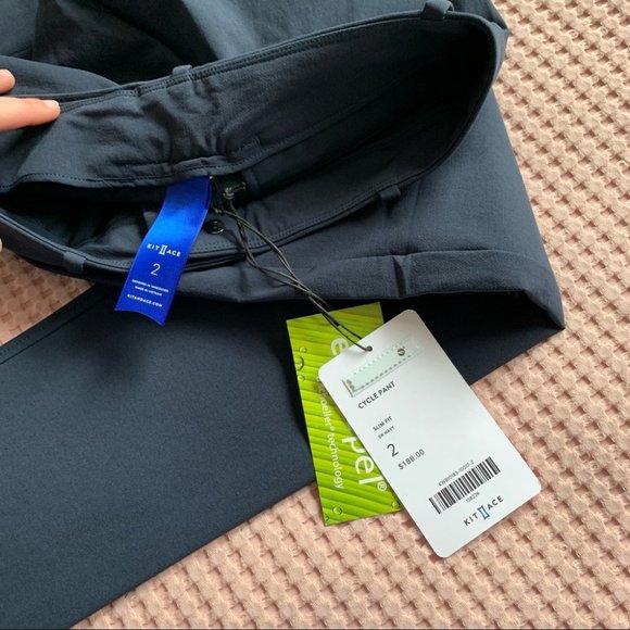 Kit and Ace Cycle Pant Two Way Stretch Dark Navy NWT New Women's Small XS 2 S - Picture 9 of 12